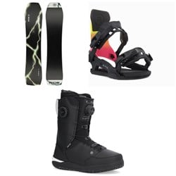 Ride Superpig Snowboard ​+ C-8 Snowboard Bindings ​+ Lasso Boa Snowboard Boots 2025