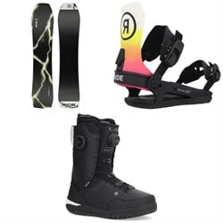 Ride Superpig Snowboard ​+ C-8 Snowboard Bindings ​+ Lasso Boa Snowboard Boots 2025