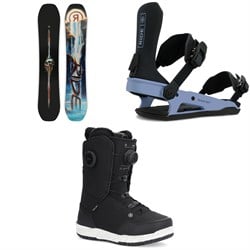 Ride Shadowban Snowboard ​+ CL-6 Snowboard Bindings ​+ Hera Snowboard Boots - Women's 2025