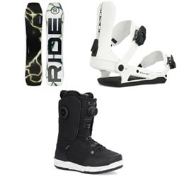 Ride Warpig Snowboard ​+ CL-6 Snowboard Bindings ​+ Hera Snowboard Boots - Women's 2025