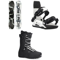 Ride Twinpig Snowboard ​+ C-6 Snowboard Bindings ​+ Fuse Snowboard Boots 2025