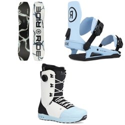 Ride Twinpig Snowboard ​+ C-6 Snowboard Bindings ​+ Fuse Snowboard Boots 2025