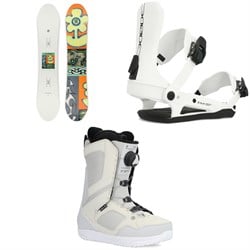 Ride Saturday Snowboard ​+ CL-6 Snowboard Bindings ​+ Sage Snowboard Boots - Women's 2025