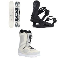 Ride Compact Snowboard ​+ CL-4 Snowboard Bindings ​+ Sage Snowboard Boots - Women's 2025
