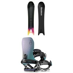 Bataleon Surfer Snowboard ​+ Astro Asymwrap Snowboard Bindings 2025