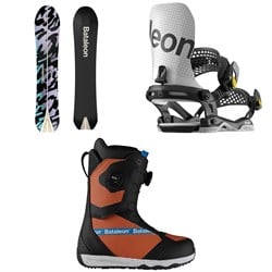 Bataleon Chameleon Snowboard ​+ Blaster Asymwrap Snowboard Bindings ​+ Salsa BOA Snowboard Boots 2025