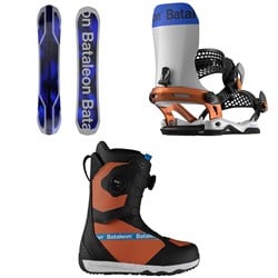 Bataleon Goliath Snowboard ​+ Blaster Asymwrap Snowboard Bindings ​+ Salsa BOA Snowboard Boots 2025