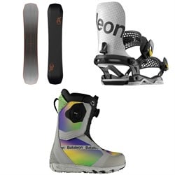 Bataleon Disaster​+ Snowboard ​+ Blaster Asymwrap Snowboard Bindings ​+ Salsa BOA Snowboard Boots 2025