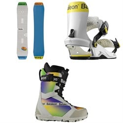 Bataleon Wallie Snowboard ​+ Chaos Heelwrap Snowboard Bindings ​+ Salsa Lace Snowboard Boots 2025