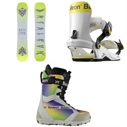 Bataleon Disaster Snowboard ​+ Chaos Heelwrap Snowboard Bindings ​+ Salsa Lace Snowboard Boots 2025