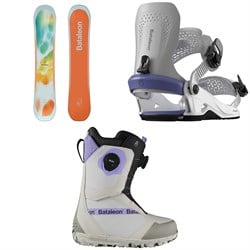 Bataleon Feelbetter Snowboard ​+ Donna Heelwrap Snowboard Bindings ​+ Mosh BOA Snowboard Boots - Women's 2025