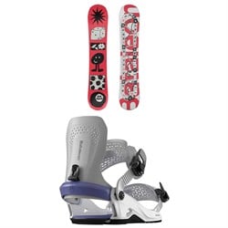 Bataleon Moodboard Snowboard ​+ Donna Heelwrap Snowboard Bindings - Women's 2025