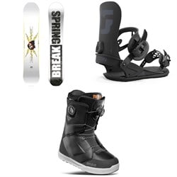 CAPiTA Spring Break Resort Twin Snowboard ​+ Union Strata Snowboard Bindings ​+ thirtytwo Lashed Double Boa Snowboard Boots 2025