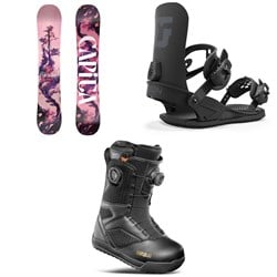 CAPiTA Paradise Snowboard ​+ Union Legacy Snowboard Bindings ​+ thirtytwo STW Double Boa Snowboard Boots - Women's 2025