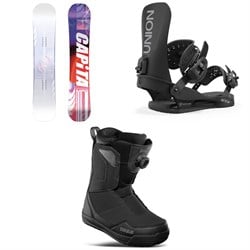 CAPiTA Pathfinder Camber Snowboard ​+ Union STR Snowboard Bindings ​+ thirtytwo Shifty Boa Snowboard Boots 2025