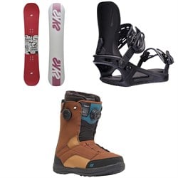 K2 Spellcaster Snowboard ​+ Network Snowboard Bindings ​+ Kinsley Snowboard Boots - Women's 2025