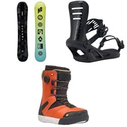 K2 Embassy Snowboard ​+ Formula Snowboard Bindings  ​+ Overdraft Snowboard Boots 2025