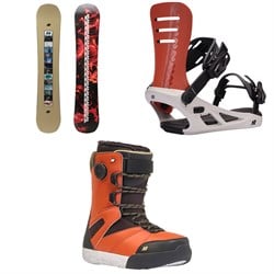 K2 World Peace Snowboard ​+ Formula Snowboard Bindings  ​+ Overdraft Snowboard Boots 2025