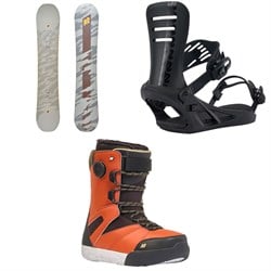 K2 Gateway Pop Snowboard ​+ Formula Snowboard Bindings  ​+ Overdraft Snowboard Boots 2025