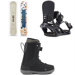 K2 First Lite Snowboard ​+ Cassette Snowboard Bindings ​+ Haven Snowboard Boots - Women's 2025