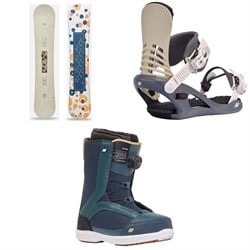 K2 First Lite Snowboard ​+ Cassette Snowboard Bindings ​+ Haven Snowboard Boots - Women's 2025