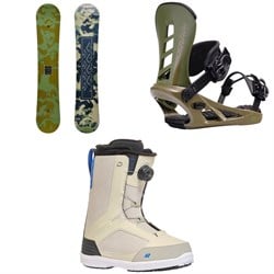 K2 Standard Snowboard ​+ Sonic Snowboard Bindings ​+ Raider Snowboard Boots 2025