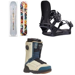 K2 Almanac Snowboard ?​+ Network Snowboard Bindings ​+ Trance Snowboard Boots - Women's 2025