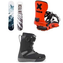 Lib Tech Cold Brew C2 Snowboard ​+ Bent Metal Axtion Snowboard Bindings ​+ K2 Overdraft Snowboard Boots 2024