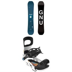 GNU Gloss-C C3 Snowboard ​+ Bent Metal Beam Snowboard Bindings - Women's 2025