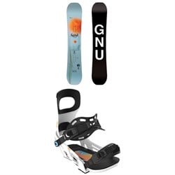 GNU Gloss C2E Snowboard ​+ Bent Metal Beam Snowboard Bindings - Women's 2025