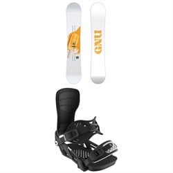GNU B-Nice BTX Snowboard ​+ Bent Metal Stylist Snowboard Bindings - Women's 2025