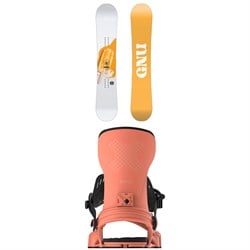 GNU B-Nice BTX Snowboard ​+ Bent Metal Stylist Snowboard Bindings - Women's 2025