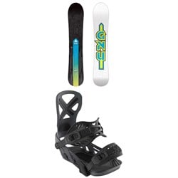 GNU Antigravity C3 Snowboard ​+ Bent Metal Anvil Snowboard Bindings 2025