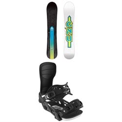 GNU Antigravity C3 Snowboard ​+ Bent Metal Axtion Snowboard Bindings 2025