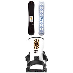GNU 4x4 C3 Snowboard ​+ Bent Metal Axtion Snowboard Bindings 2025