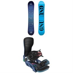 GNU Asym Pro Choice C3 Snowboard ​+ Bent Metal Stylist Snowboard Bindings - Women's 2025