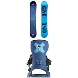 GNU Asym Pro Choice C3 Snowboard ​+ Bent Metal Stylist Snowboard Bindings - Women's 2025