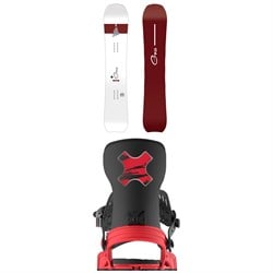 GNU Hyper C2X Snowboard ​+ Bent Metal Axtion Snowboard Bindings 2025