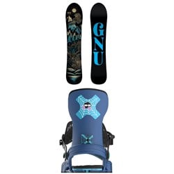 GNU Free Spirit C3 Snowboard ​+ Bent Metal Stylist Snowboard Bindings - Women's 2025