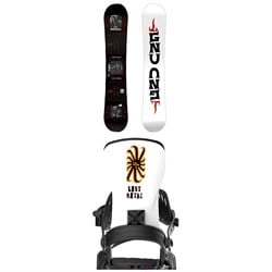 GNU Riders Choice Asym C2X Snowboard ​+ Bent Metal Axtion Snowboard Bindings 2025