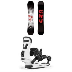 GNU Young Money C2E Snowboard ​+ Union Cadet Pro Snowboard Bindings - Kids' 2025