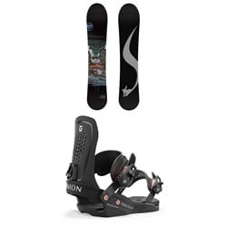 Never Summer Harpoon Snowboard ​+ Union Trilogy Snowboard Bindings - Women's 2025