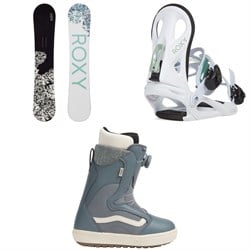 Roxy Raina LTD Snowboard ​+ Roxy Viva LTD Snowboard Bindings ​+ Vans Encore OG Snowboard Boots - Women's 2024