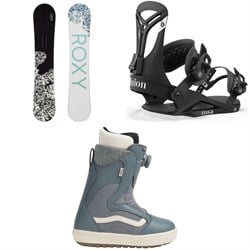 Roxy Raina LTD Snowboard ​+ Union Rosa Snowboard Bindings ​+ Vans Encore OG Snowboard Boots - Women's 2024
