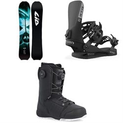 Lib Tech T.Rice Orca Snowboard ​+ Union STR Snowboard Bindings ​+ Ride Deadbolt Zonal Snowboard Boots 2024