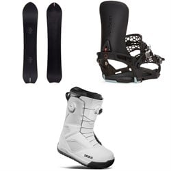 Season Aero Snowboard ​+ Season Universal Snowboard Bindings ​+ thirtytwo STW Double Boa Snowboard Boots 2025