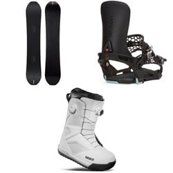 Season Kin Snowboard ​+ Universal Snowboard Bindings ​+ thirtytwo STW Double Boa Snowboard Boots 2025