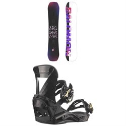 Salomon No Drama Snowboard ​+ Mirage Snowboard Bindings - Women's 2025