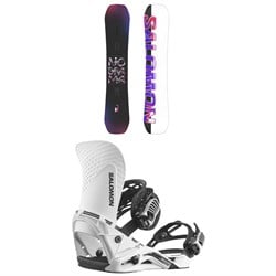 Salomon No Drama Snowboard ​+ Hologram Snowboard Bindings - Women's 2025