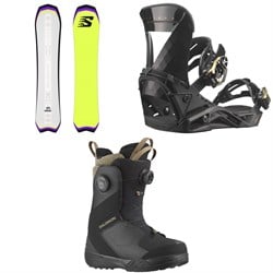 Salomon Dancehaul Snowboard ​+ Mirage Snowboard Bindings ​+ Kiana Dual Boa Snowboard Boots - Women's 2025